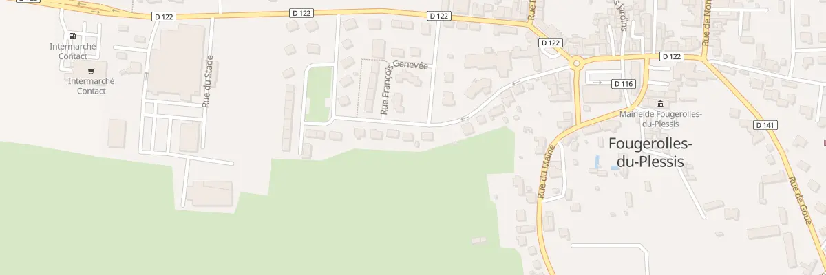 Plan du 9 Rue des Réseaux Buckmaster à Fougerolles-du-Plessis