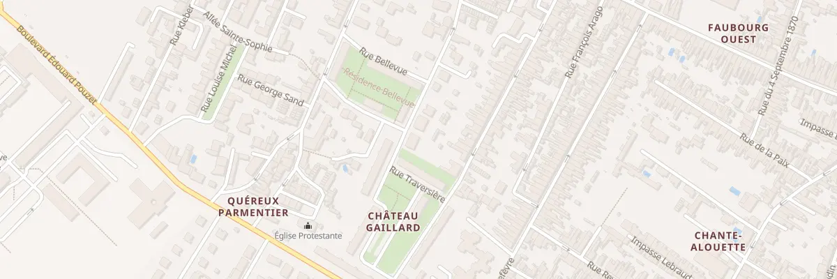 Plan du 31 Rue Chateau Gaillard à Rochefort