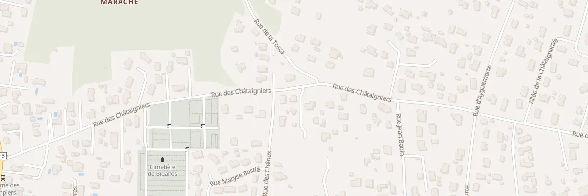 Plan du 26 Rue des Châtaigniers à Biganos