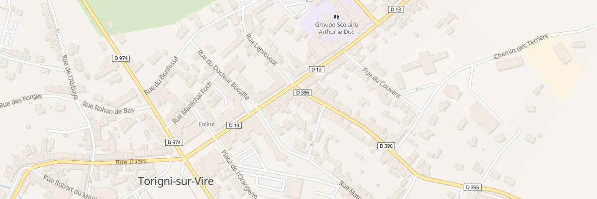 Plan du 4 Rue Dugage Torigny à Torigny-les-Villes