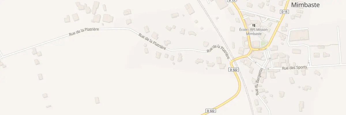Plan du 201 Rue de la Platrière à Mimbaste