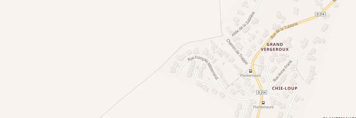 Plan du 24 Rue François Mitterrand à Vergeroux
