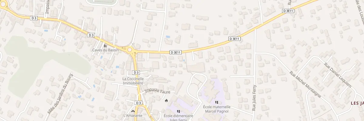 Plan du 6 Rue Georges Clémenceau à Biganos
