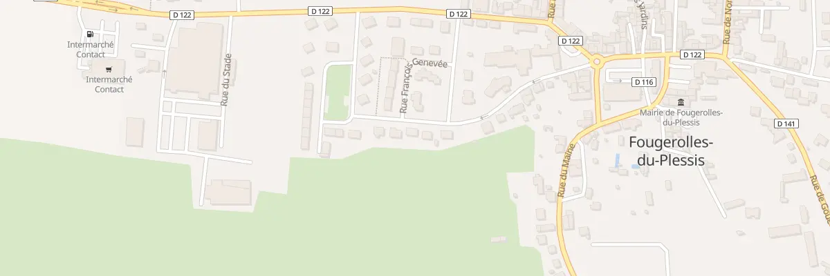 Plan du 11 Rue des Réseaux Buckmaster à Fougerolles-du-Plessis