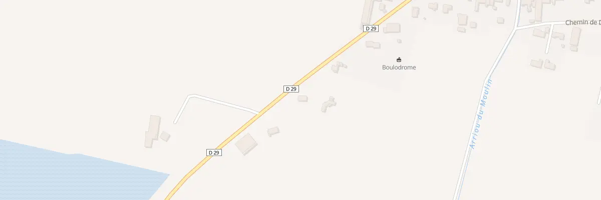 Plan du 250 Rte de Carresse à Lahontan