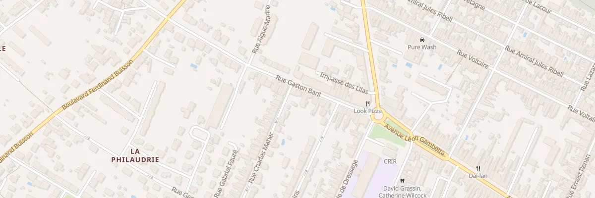 Plan du 24 Rue Baril à Rochefort