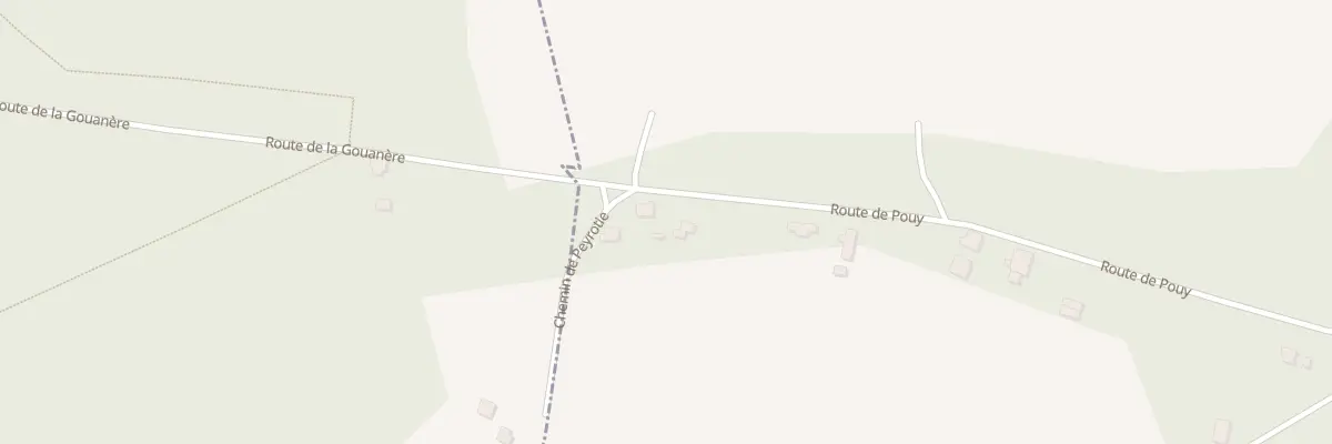 Plan du 869 Rte de Pouy à Téthieu