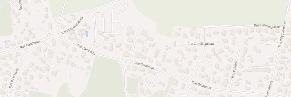 Plan du 31 Rue Gambetta à Biganos