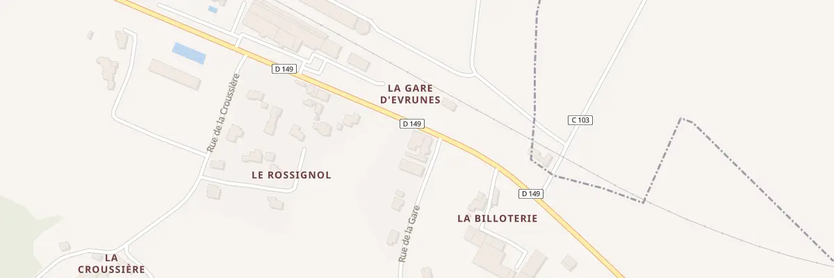 Plan du 1 Le Rossignol à Mortagne-sur-Sèvre