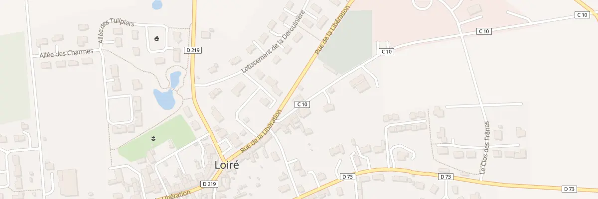 Plan du 2 Rue des hirondelles à Loiré