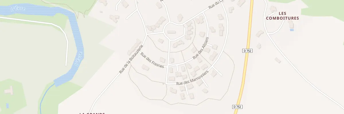 Plan du 1 Rue des Alisiers à Beaupréau-en-Mauges