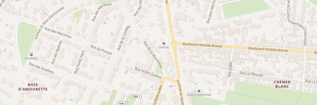 Plan du 7 Rue de la Mauratiere à Rochefort
