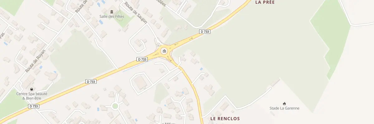 Plan du 21 Rte de Saujon à L’Éguille
