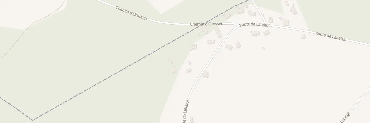 Plan du 1908 Rte de Labatut à Misson