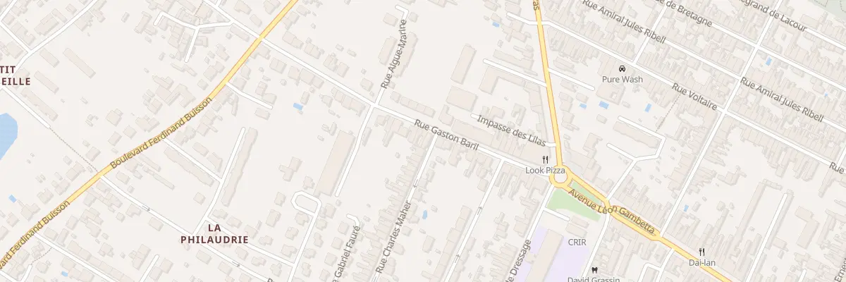 Plan du 28 Rue Baril à Rochefort