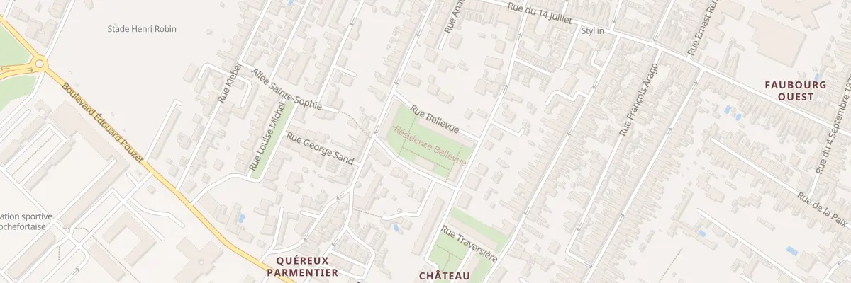Plan du 17 Rue Parmentier à Rochefort