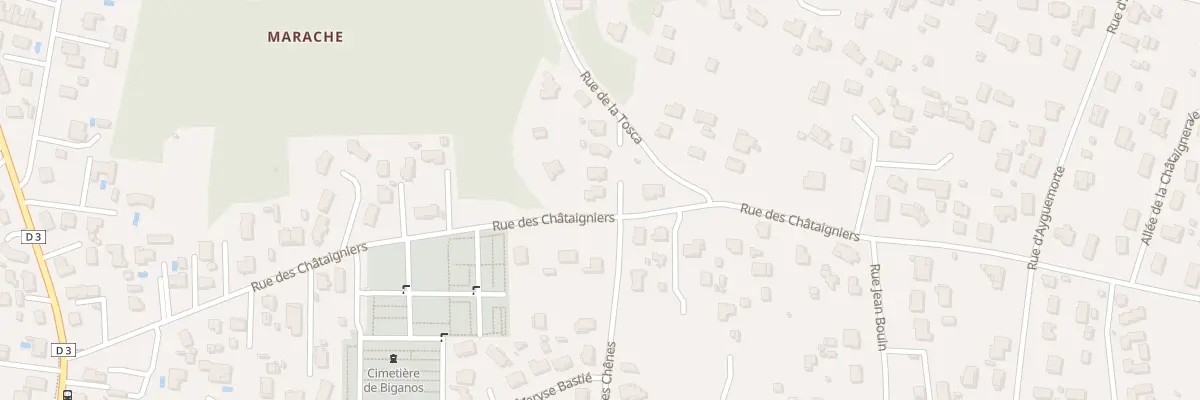Plan du 31 Rue des Châtaigniers à Biganos