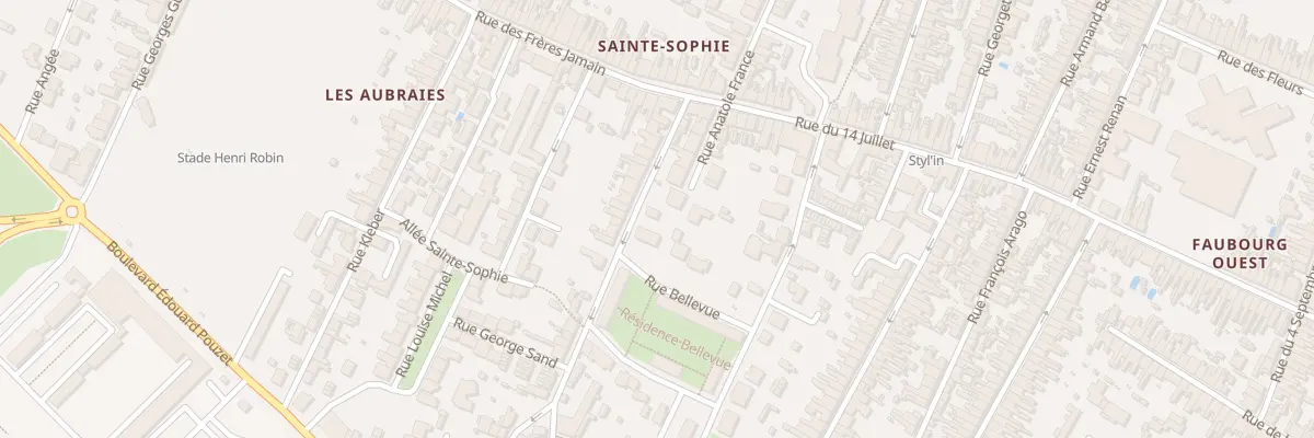 Plan du 13B Rue Parmentier à Rochefort