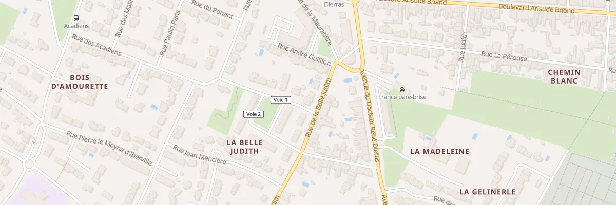 Plan du 48 Rue de la Belle Judith à Rochefort