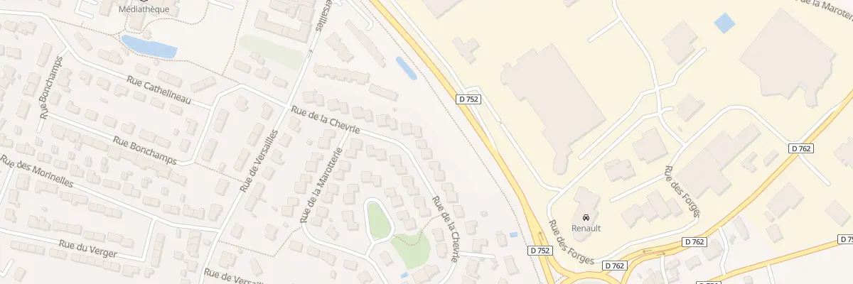 Plan du 21 Rue de la Chevrie (Beaupreau) à Beaupréau-en-Mauges