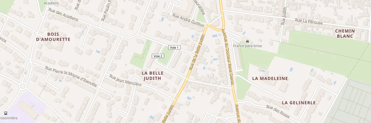 Plan du 44 Rue de la Belle Judith à Rochefort