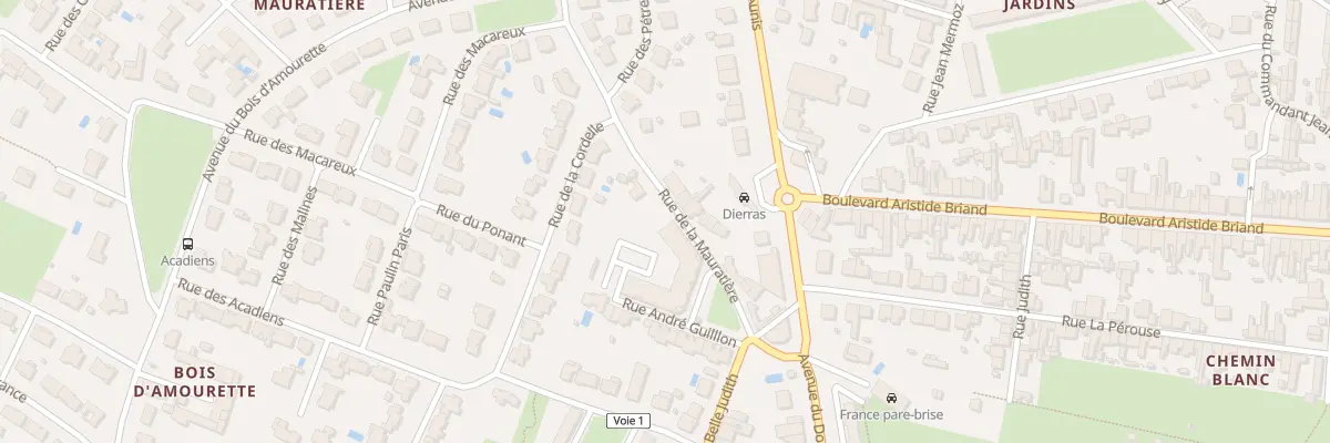Plan du 2 Rue de la Mauratiere à Rochefort