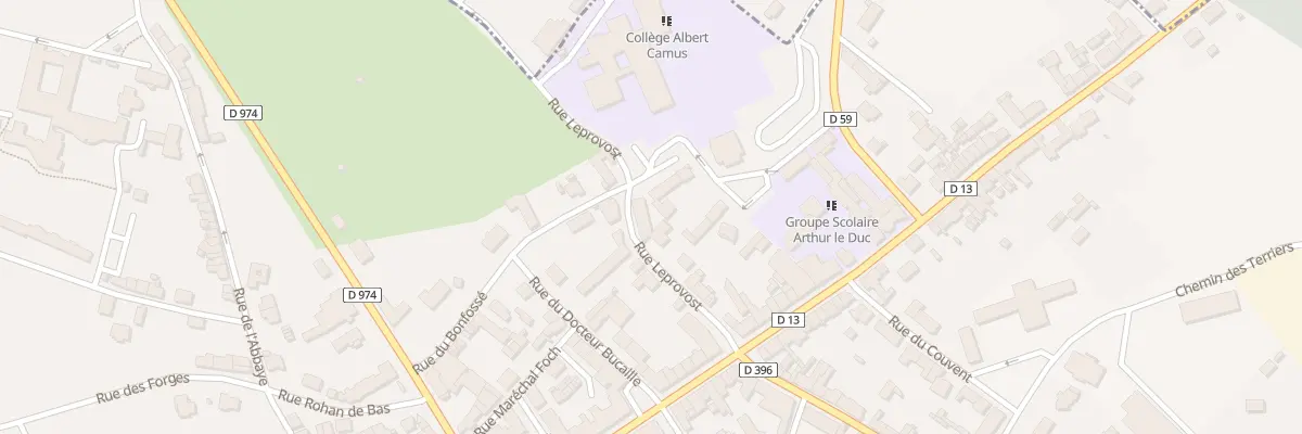 Plan du 16 Rue Leprovost Torigny à Torigny-les-Villes