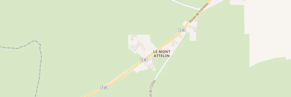 Plan du 5035 Le Mont Attelin à La Folie
