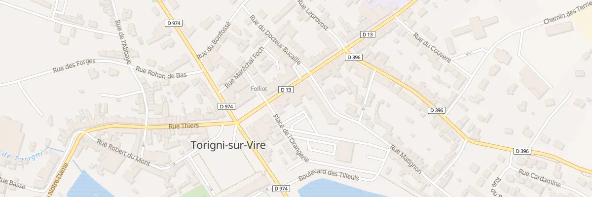 Plan du 18 Rue de la Republique Torigny à Torigny-les-Villes