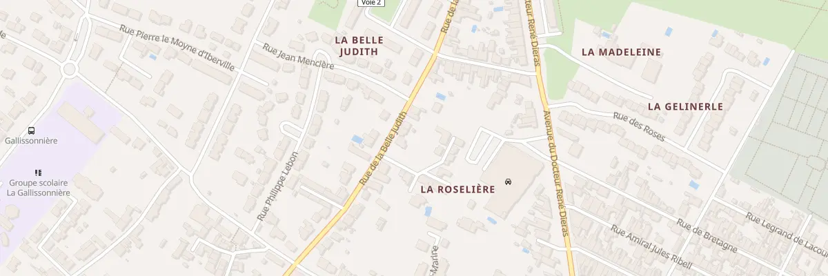 Plan du 25 Rue de la Belle Judith à Rochefort
