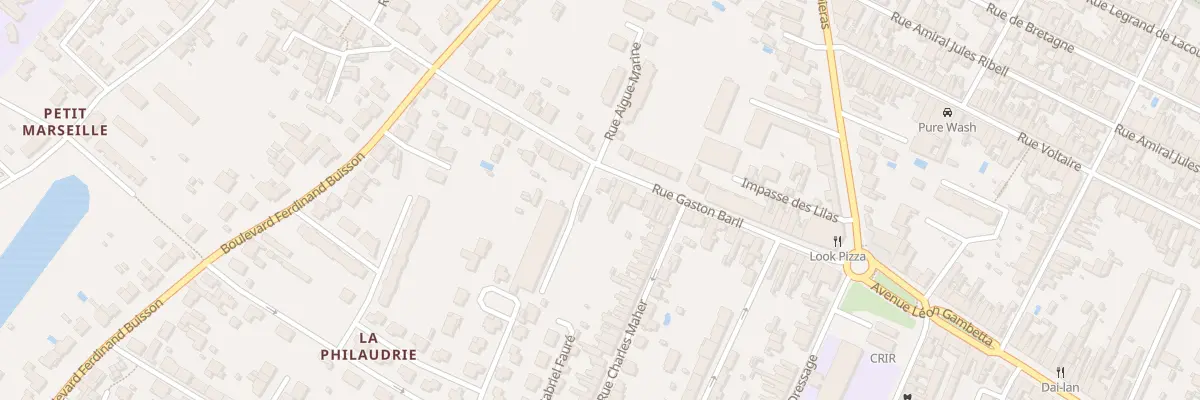 Plan du 38B Rue Baril à Rochefort