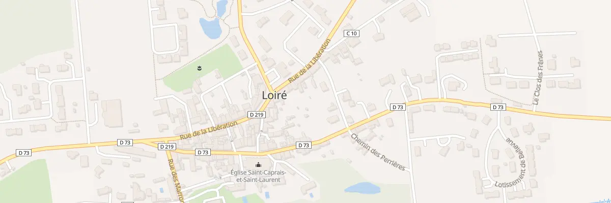 Plan du 27 Rue de la libération à Loiré