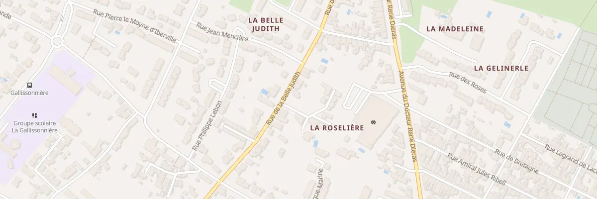 Plan du 23 Rue de la Belle Judith à Rochefort