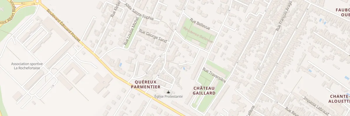Plan du 4 Rue Francois Vatel à Rochefort