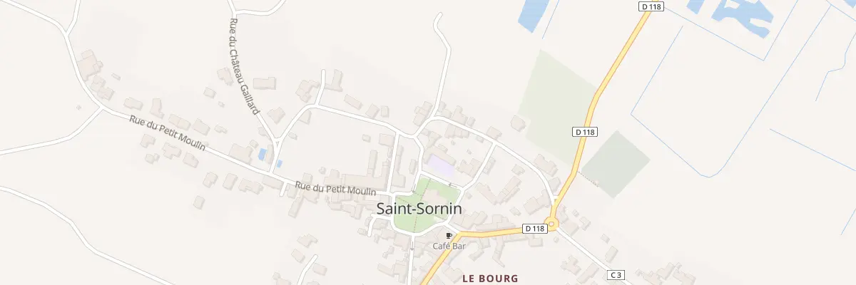 Plan du 1 Rue de la Prison à Saint-Sornin