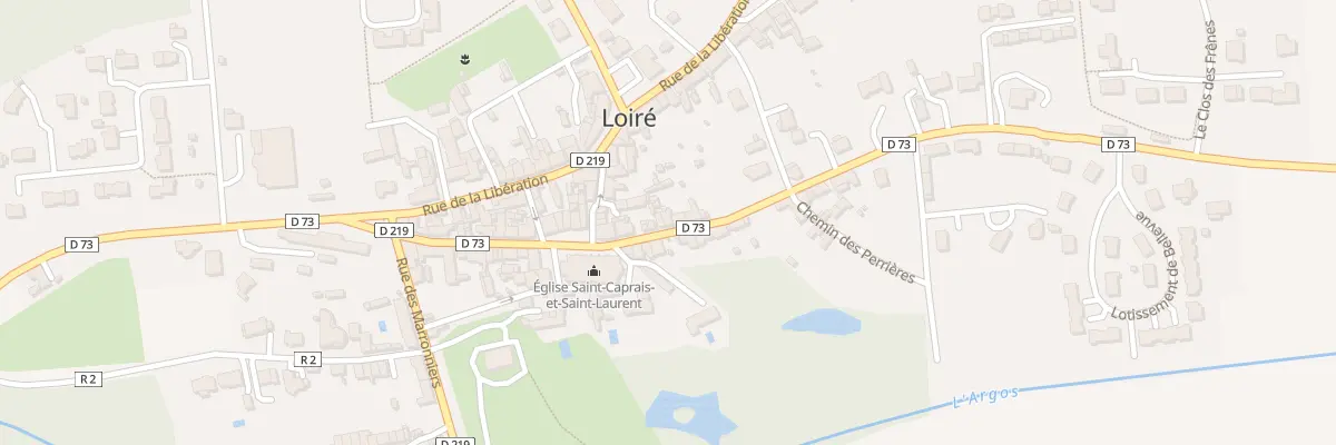 Plan du 8 Rue des acacias à Loiré