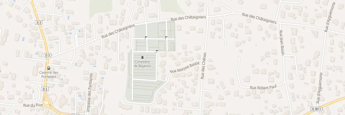 Plan du 10 Rue Maryse Bastie à Biganos