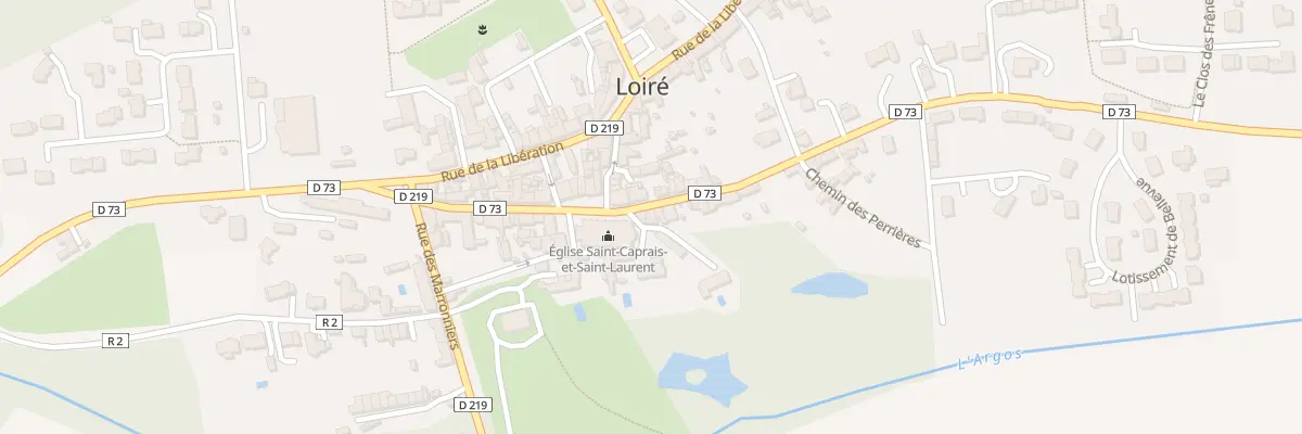 Plan du 2 Imp des Noyers à Loiré