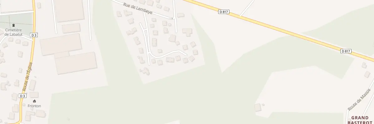 Plan du 228 Imp Lembeye à Labatut