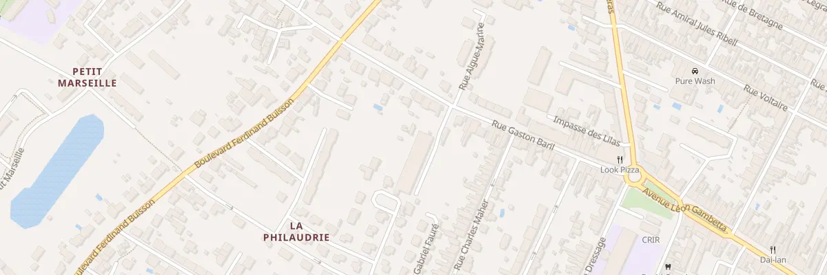 Plan du 44 Rue Baril à Rochefort