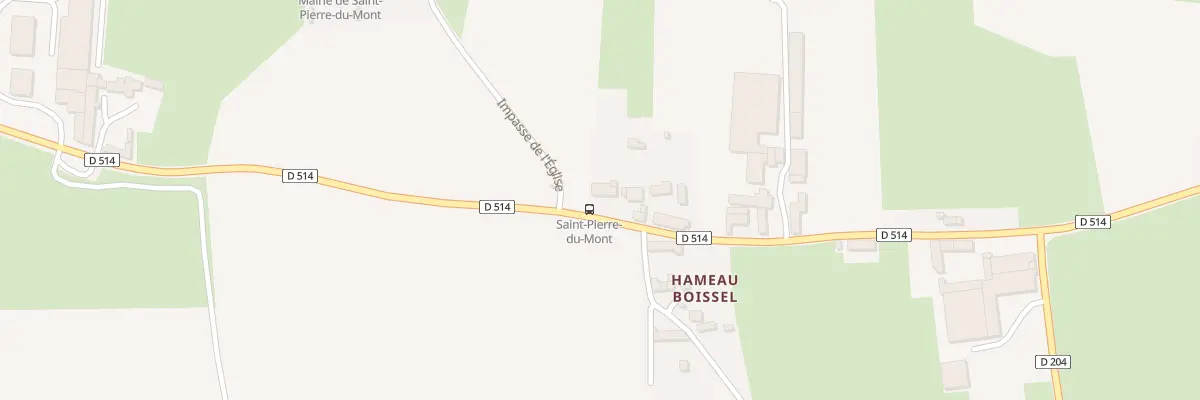 Plan du 5007 Hameau Boissel à Saint-Pierre-du-Mont