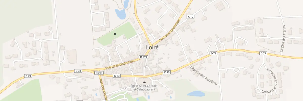 Plan du 15 Rue de la libération à Loiré