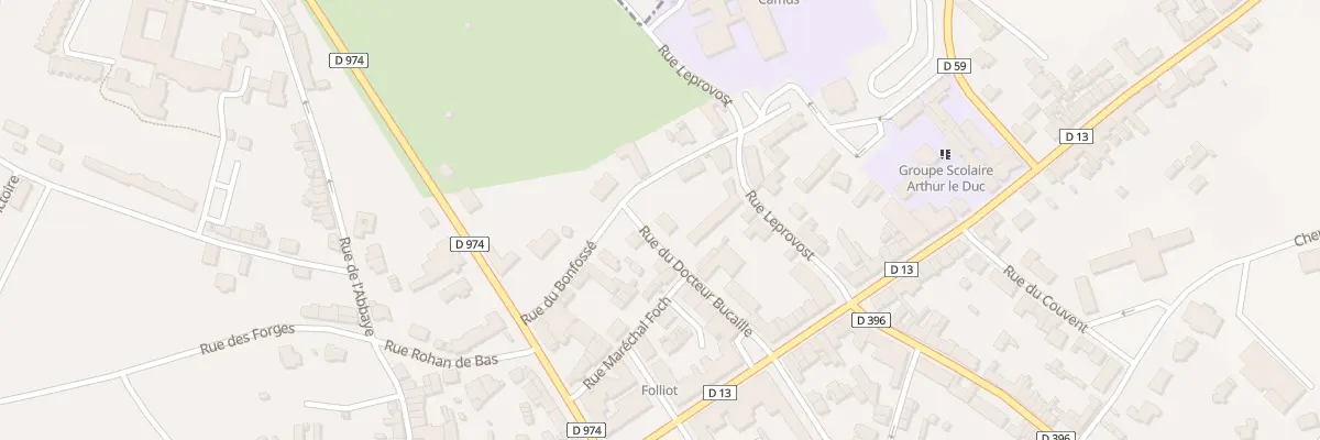 Plan du 8 Rue du Docteur Bucaille Torign à Torigny-les-Villes