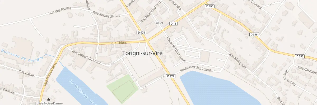 Plan du 1B Rue Victor Hugo Torigny à Torigny-les-Villes