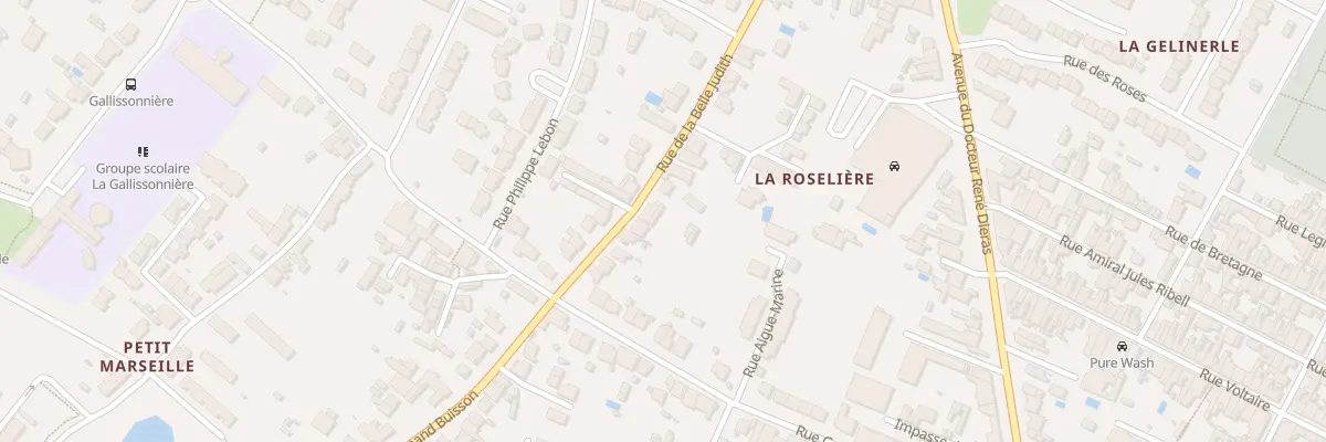Plan du 13 Rue de la Belle Judith à Rochefort
