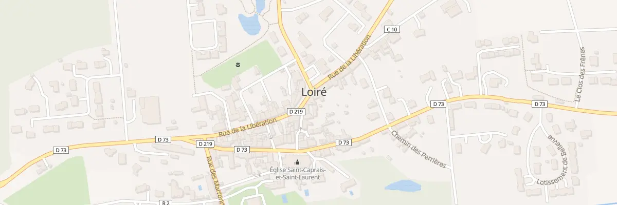 Plan du 13 Rue de la libération à Loiré