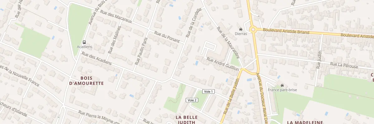 Plan du 13 Rue de la Cordelle à Rochefort