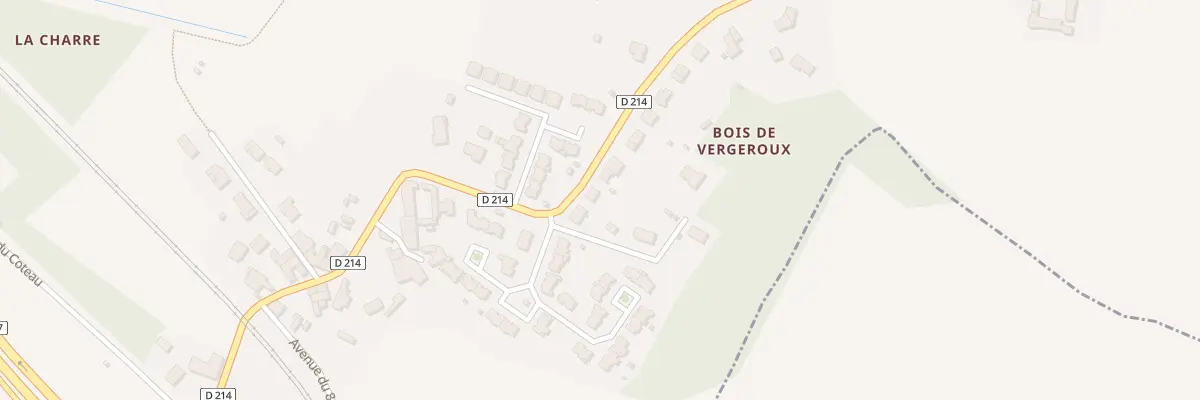 Plan du 3 Rue de Beausejour à Vergeroux