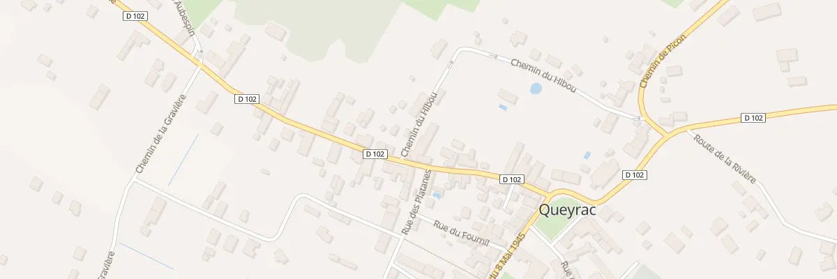 Plan du 1 Che du Hibou à Queyrac