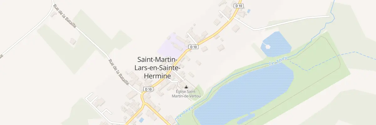 Plan du 11 Rue des grands bois à Saint-Martin-Lars-en-Sainte-Hermine